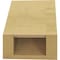 Ekena Millwork 5-inch W x 6-inch D x 6-inch H Del Monte Rough Cedar Woodgrain TimberThane Knee Brace, Primed BRCUR05X06X06DELRCPR - alternate 6